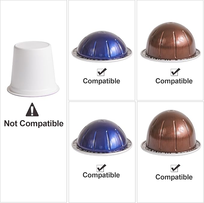 IBUYKE 2-Tie Coffee Pod Drawer Holder,80 Capsule Pods,Compatible for Nespresso Vertuo Pods,Wooden Top and Mesh Shelves,Home Kitchen Counter Coffee Bar Organizer, Rustic Brown,TCJ102H