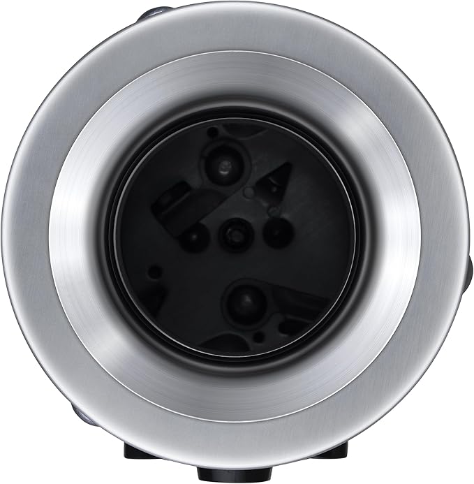Waste Maid 10-US-WM-158-3B Garbage Disposal Anti-Jam Stainless Steel Food Waste Grinding System, 1/2 HP Standard, Black