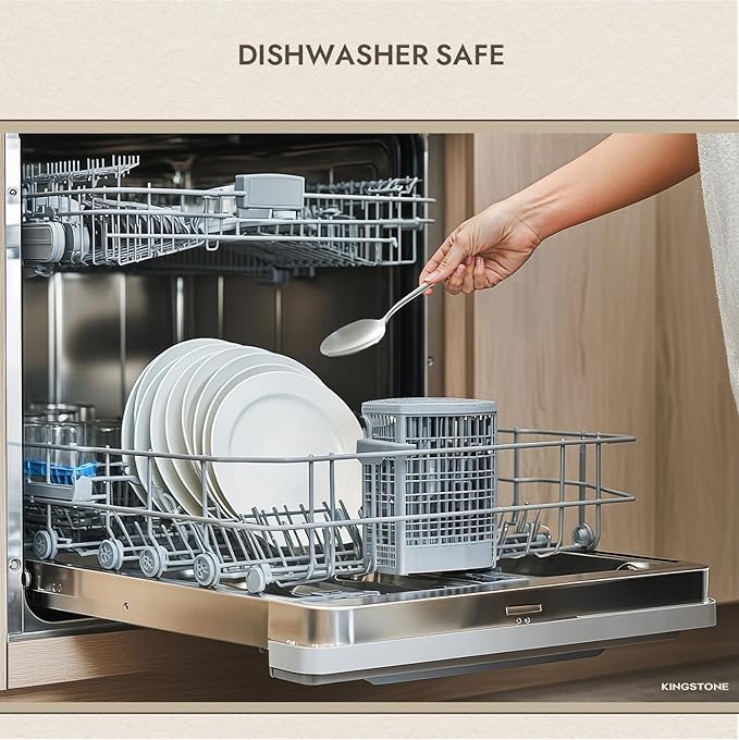 KINGSTONE Dinner Forks Set, 16-Piece Silverware Flatware Cutlery Dessert Forks (8.3-Inch), Forged Food-Grade Stainless Steel, Mirror Finish & Dishwasher Safe, Use for Kitchen, Home, Wedding, Party