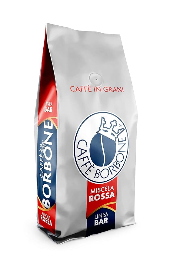 Caffe Borbone Whole Bean Coffee, Dark Roast, Red Blend, Authentic Italian Coffee, 2.2 lb Bag (Pack of 2)
