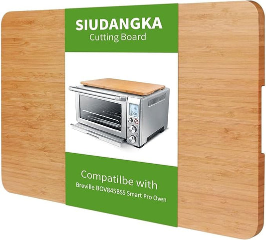 Cutting Board Compatible with Breville Smart Oven Air Fryer Pro, Accessories for BrevilleToaster Oven BOV800XL/845BSS/860BSS Air Fryer Countertop Convection Oven With Silicone Feet, Crate Extra Space