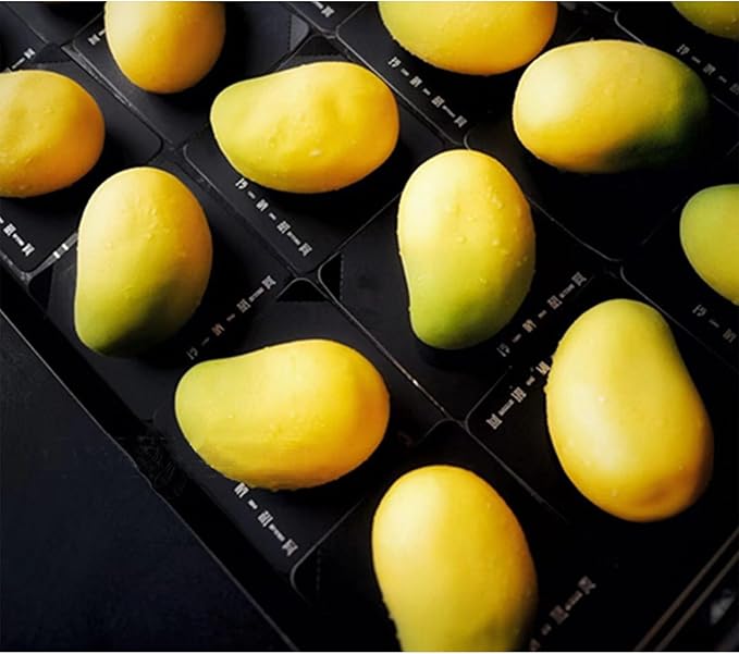 OCPO KITCHEN Mango Silicone Mold for Baking Mousse Cake, Fruit French Dessert, Pastry, Chocolate, Ice Cream, Cake Decoration Mold, 3D Mango Shape (10-Cavity)
