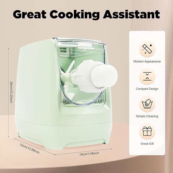 Electric Pasta Maker, 110V 260W Automatic Pasta Machine with 13 Noodle Shapes, Automatic Noodle Maker for Home Kitchen Use