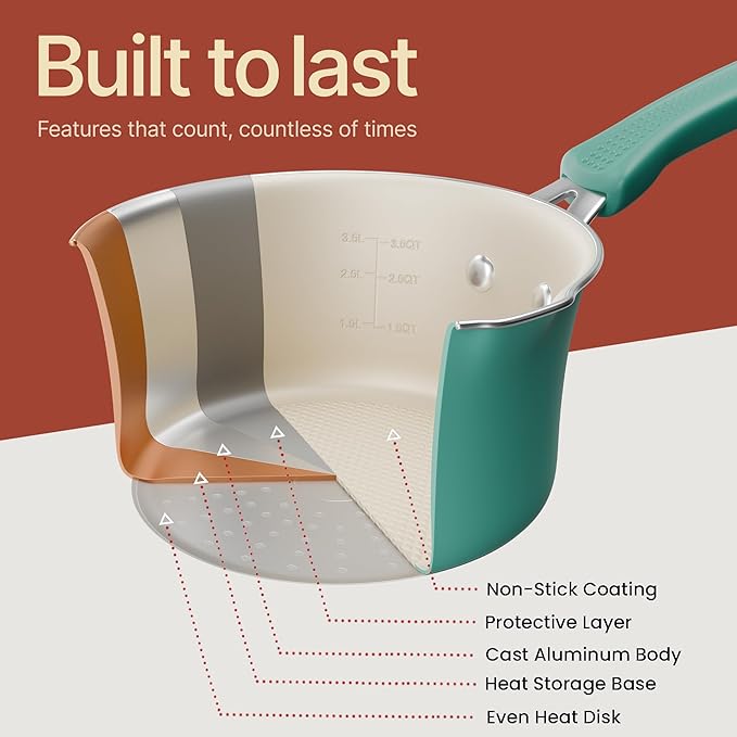 Pots and Pans Set, 23-Piece Non Stick Cookware & Bakeware Sets with Plaid Pattern, Stackable Design, Dishwasher Safe, Stain-resistant, Oven & All-Stove Safe, Tempered Glass Lid, Aqua