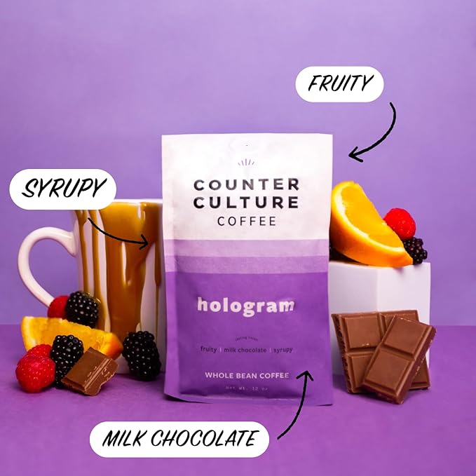 Counter Culture Coffee - Whole Bean Coffee - Multi-Pack - One 12oz Bag of Each (Big Trouble and Hologram)
