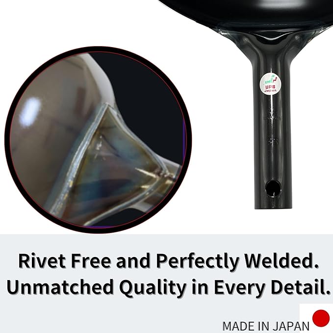 Kanda Iron Beijing Wok - Lightweight and Durable - Perfect for Authentic Japanese Cooking - 15.3 inch 39cm