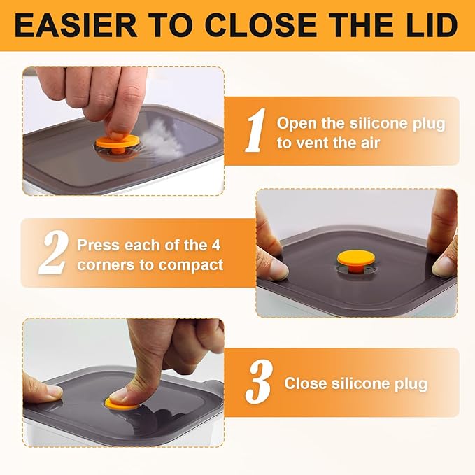 YUPER Stainless Steel Food Containers, Meal Prep Container Bacon Cheese Container for Refrigerator, Stainless Steel Containers with Lids Fruit Lunch Storage, 2 Pack (88+162OZ)