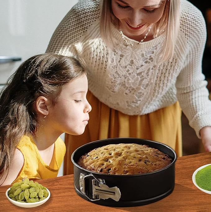 7 inch springform pan for cheesecake, Nonstick, Leak-proof Cheesecake Pans for Baking cakes, Cheese Cake & Pies with Removable Bottom - Easy to Clean