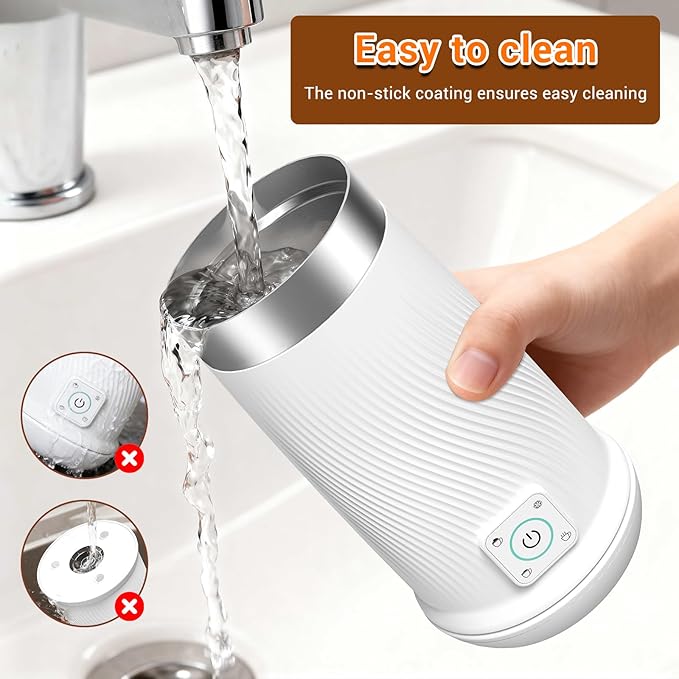 Wowteam Milk Frother, 4-in-1 Electric Milk Steamer with Warm and Cold Foam Maker, Milk Heater and Warmer Hot & Cold Milk Foamer Maker for Latte Coffee Chocolate