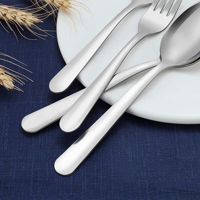 36-Piece Salad Forks Set, Funnydin 5.9" Stainless Steel Forks Silverware, Durable Dessert Forks Set, Cost-effective Small Forks for Home, Kitchen, Restaurant - Mirror Polished, Dishwasher Safe