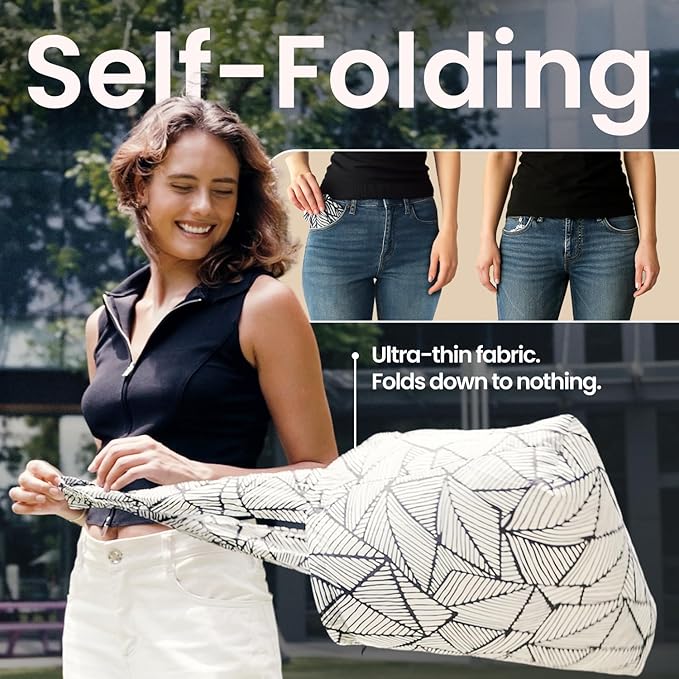 Nanobag Ultra-Lightweight Foldable Sling for Women & Men, Reusable Grocery & Travel Bag, Packable Collapsible Compact Market Crossbody (Sling Navy)