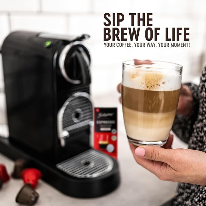 FORTISIMO Espresso Pods Variety Pack - 100 Count Espresso Capsules - Compatible with Nespresso Original Line Machines - Authentic and Refined Taste Freshly Packaged in Italy