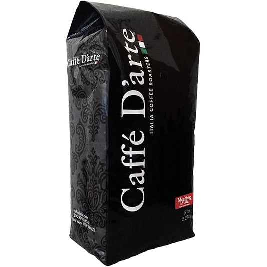 Caffe D'arte Meaning of Life Ground Coffee – Medium Dark Roast, Rich & Well-Balanced Flavor with Great Aroma, Crafted for Drip Brewing, Fresh Roasted in Seattle - 5 Pounds