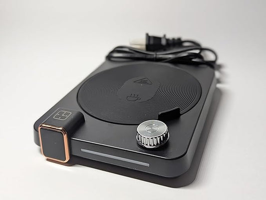 Hot Drink Beverage Warmer. Coffee, Milk, Tea, Cappuccino, Mocha, Candles, Dial Tempreture and Digital Display. Desk, Office, Workplace. 105F- 176F. 4 Hour shutoff, 1-12 Hour Schedule. (Black)