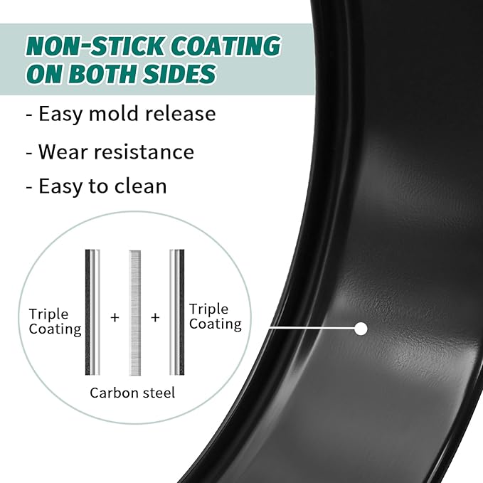 Cake Pan Set for Baking, Non-Stick Springform Pans Set of 4 (4, 7, 9 10 inch), Round Cheesecake Pan, Leak-Proof Cake Pans with Removable Bottom(Heart-4 Pcs)