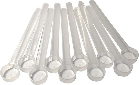 1/2 Teaspoon (2.5 mL) Long Handle Scoop for Measuring Coffee, Pet Food, Grains, Protein, Spices and Other Dry Goods (Pack of 10)