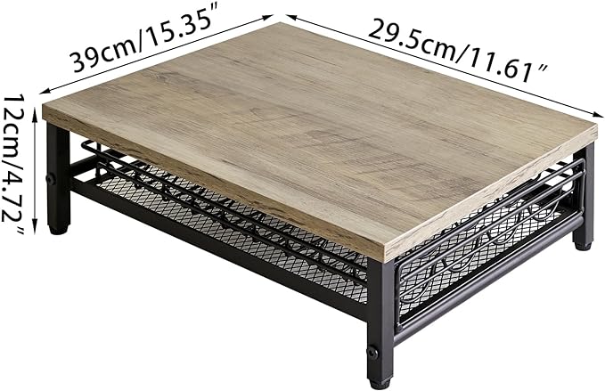 IBUYKE Wooden Coffee Pod Drawer Holder,Pod Holder,40 Capsule Pods,Coffee Pod Holder Drawer With Mesh Shelves,Home Kitchen Counter Organizer,Greige TCJ101Y