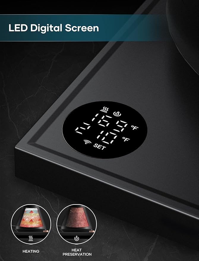 Electric Kettles, Gooseneck Electric Kettle, ±1℉ Temperature Control, Stainless Steel Inner, Quick Heating, for Pour Over Coffee, Brew Tea, Boil Hot Water, 0.9L Black