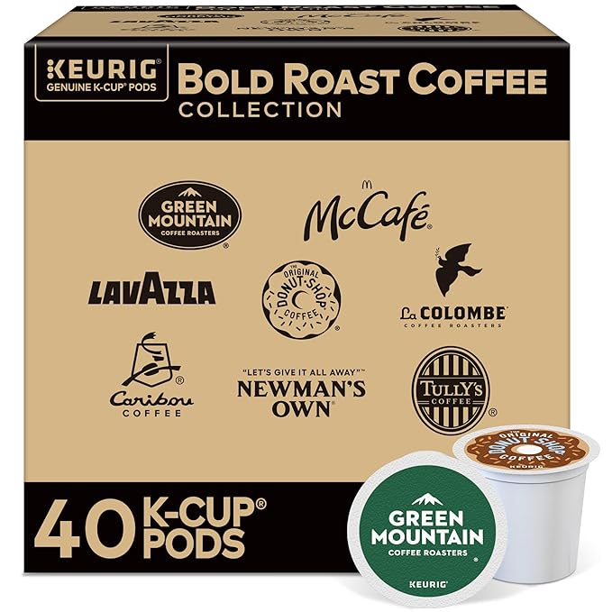 Keurig® Bold Roast Coffee Collection Variety Pack, Keurig Single Serve K-Cup Pods, 40ct