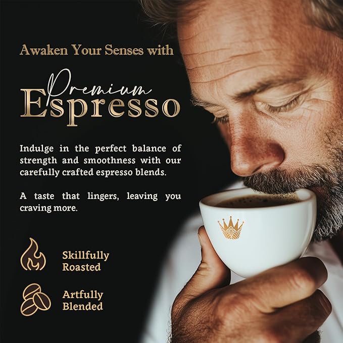 Ground Espresso Coffee – Organic, Single Origin, Medium Roast, Bold & Smooth – 100% Arabica – Crafted for Espresso Machines – Furious Espresso by Coffea Flavor