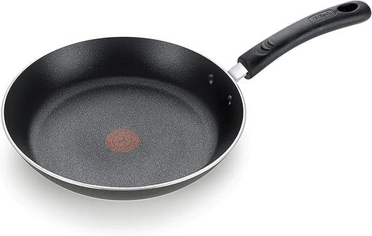 T-Fal Experience Nonstick Fry Pan 12.5 Inch, Induction, Oven Broiler Safe 400F, Non Stick Frying Pan, Skillet, Kitchen Egg Pan, Omelet Pan, Cookware, Pots and Pans, Home, Dishwasher Safe, Black
