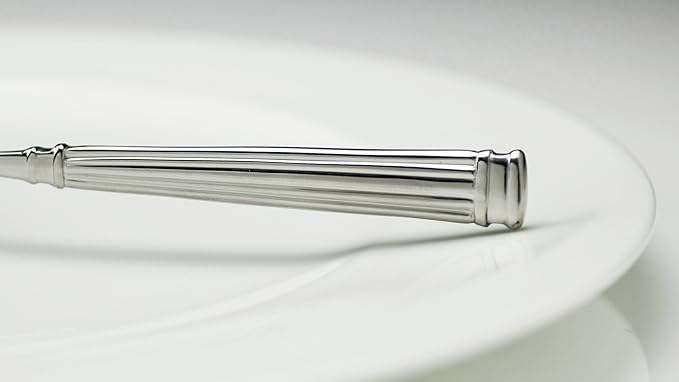 Fortessa Doria 18/10 Stainless Steel Flatware Iced Tea Spoon, Set of 12