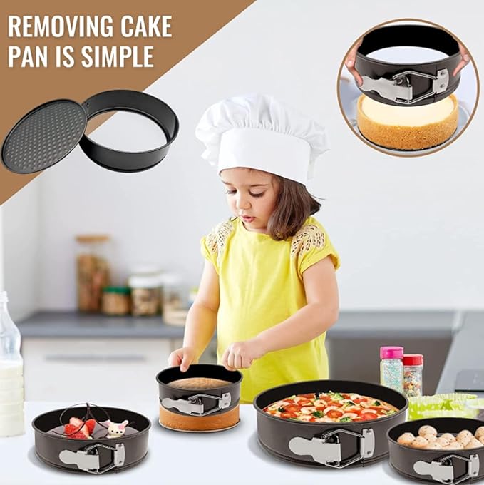 9 inch springform pan for cheesecake, Nonstick, Leak-proof Cheesecake Pans for Baking cakes, Cheese Cake & Pies with Removable Bottom - Easy to Clean