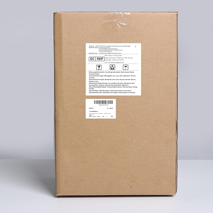 ComSaf Glass Food Storage Containers, 3.6Qt/1.2Qt Glass Flour and Sugar Containers with Airtight Lids, Large Square Jars with Bamboo Lids for Rice, Pasta, Oats, Grains, Cookies, Snacks, Candy