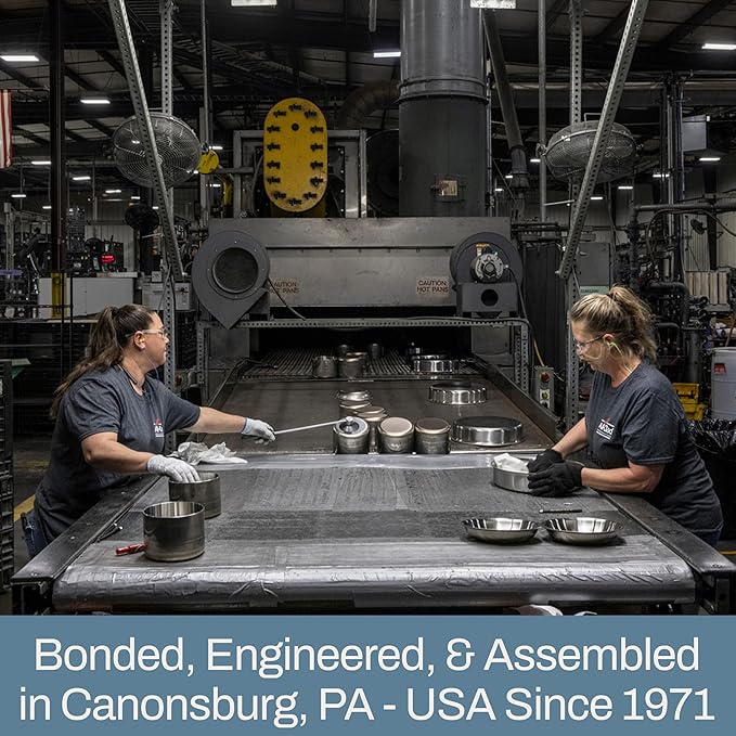 All-Clad D3 3-Ply Stainless Steel Fry Pan with Lid 10 Inch, Induction Compatible, Oven Broiler Safe 600F, Fast and Even Heat, Pots and Pans, Cooking Skillet Cookware, Stainless Steel