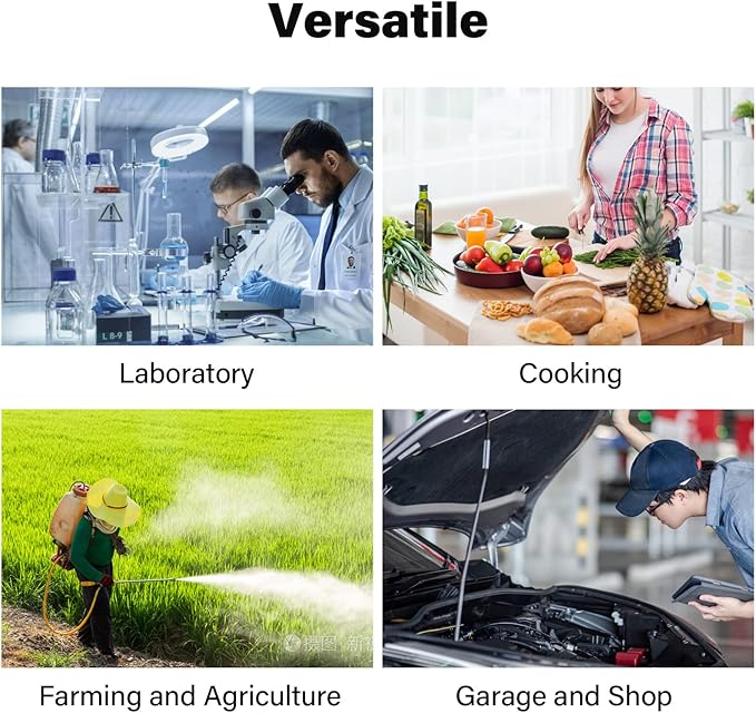 1 Gallon Measuring Pitcher, 134oz Extra Large Measure Pitcher-Convenient Conversion Chart-Strong Handle, Heat Resistant Plastic 1 Gallon Measuring Container for Pool Chemicals,Motor Oil, Lawn and Cook