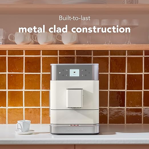 KitchenAid Fully Automatic Espresso Machine KF6, KES8556PL, Porcelain White