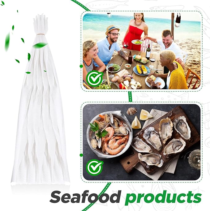 Windyun 1000 Pcs 20 Inch Reusable Mesh Nylon Netting Bulk, Fits Storage Egg Vegetable Seafood Fruits Bags Grocery Bags (White)