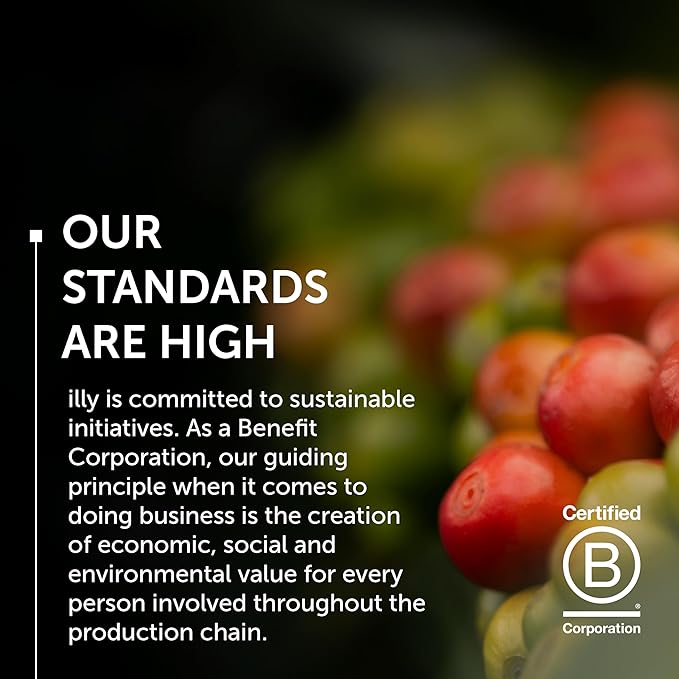 illy Aluminum Espresso Capsules - Compatible with Nespresso Machines - Intenso Bold Roast Coffee- Full of Flavor - Notes of Cocoa and Dried Fruit - Single Serve Capsules - 10 Count (Pack of 5)