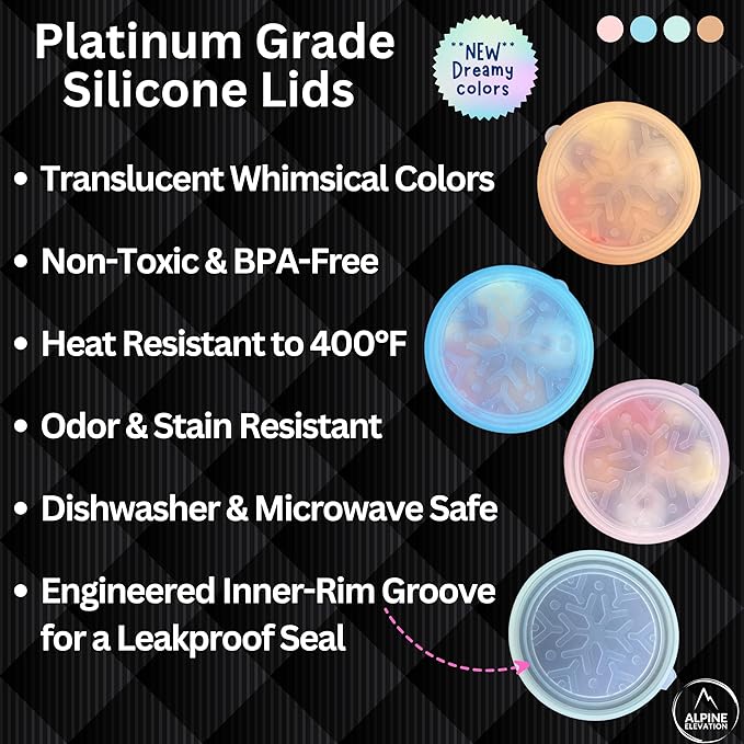 4x7.4oz Stainless Steel Snack Containers with 4 Lids - 8pcs | Metal Food Storage | Dip and Condiment Containers | Stainless Steel Mini Container