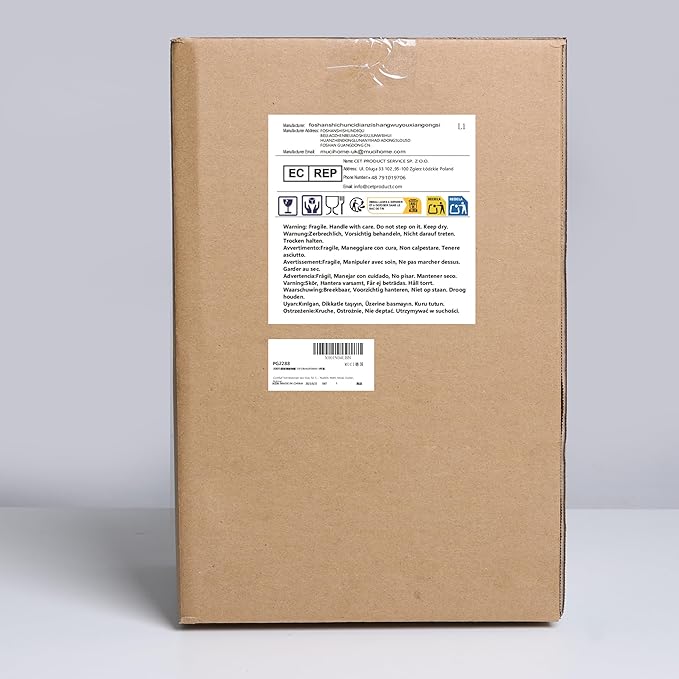 ComSaf Glass Spaghetti Pasta Storage Containers with Lids 2.2 Qt Set of 3, Tall Clear Airtight Food Storage Jar with Lid for Noodles Flour Oat Cereal Sugar Beans, Sqaure Spaghetti Pantry Containers