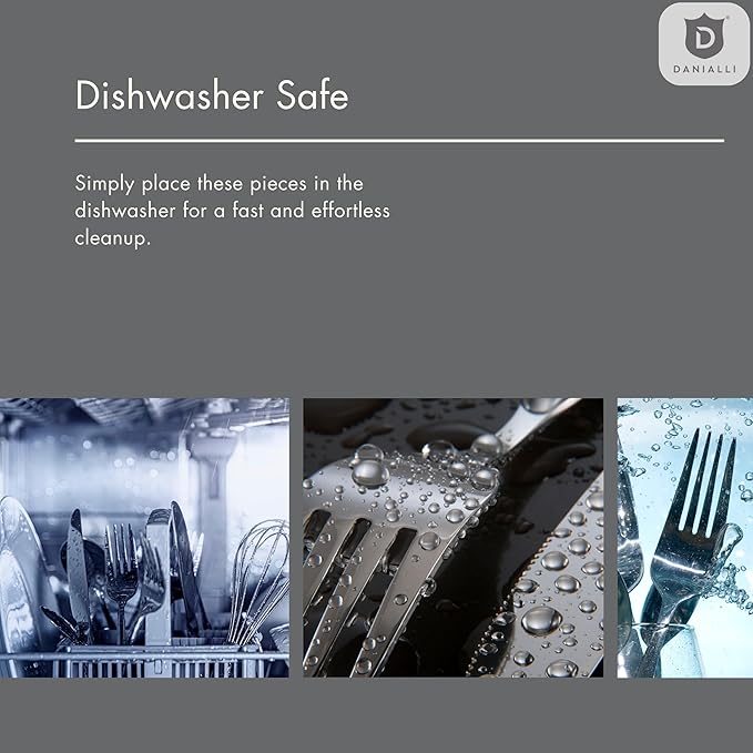 30-Piece Flatware Set For 6, Modern Sleek Design Silverware Set, 18 10 Stainless Steel Utensils, Include Knife/Fork/Spoon, Mirror Polished Set of Cutlery, Dishwasher Safe