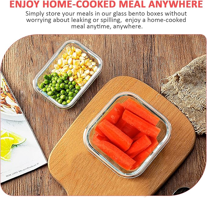 24 Pieces Glass Food Storage Containers Set,Glass Meal Prep Containers-Stackable Airtight Glass Storage Containers with lids,Freezer, Microwave, Oven Safe,Red