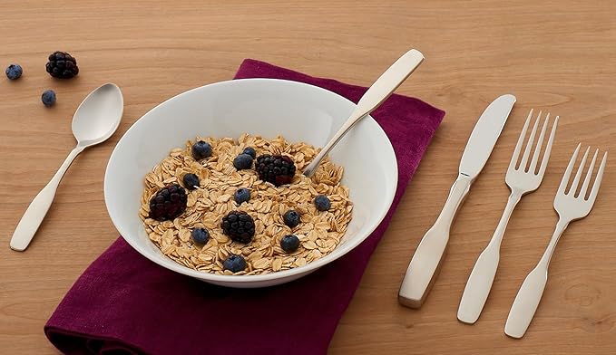 Oneida Paul Revere Fine Flatware Place Spoon, 0.10 LB,Silver