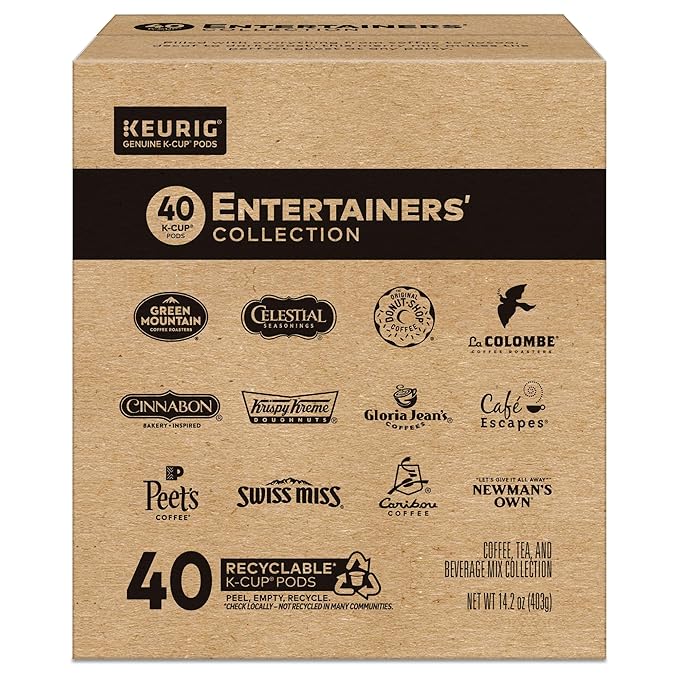 Keurig® Entertainers Variety Pack, Keurig Single Serve K-Cup Pods, 40ct