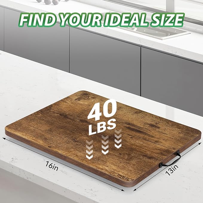Appliance Slider, Sliding Tray for Coffee Maker, Coffee Pot Slider for Countertop, 360° Rolling Tray Appliance Slider for Kitchen Appliances- Rustic Brown (12.5” X 16”)