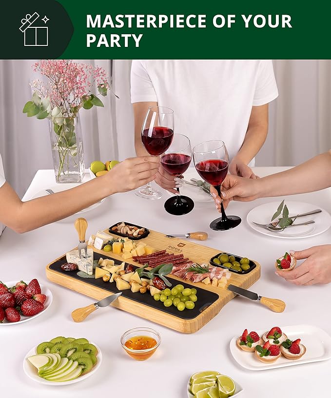 CHEESE BOARD WITH SLATE PLATE