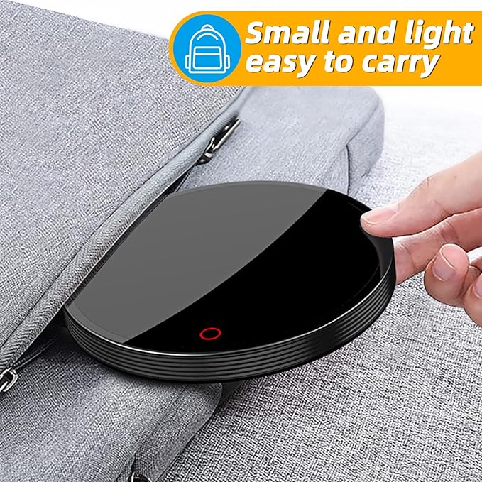 Coffee Mug Warmer for Desk - Auto On/Off Gravity-Induction Smart Coffee Cup Warmer for Coffee Tea Beverage Milk Cocoa Water Soup, Coffee Warming Plate for Office Home Desk Use Black