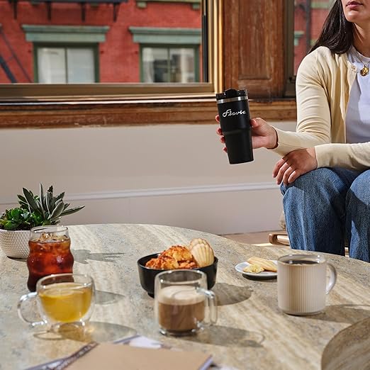 Flavia Aroma Brewer - Black, Makes Coffee, Lattes, Tea, and other Hot or Cold Beverages with Single-Serve Freshpacks, Multiple Brew Sizes