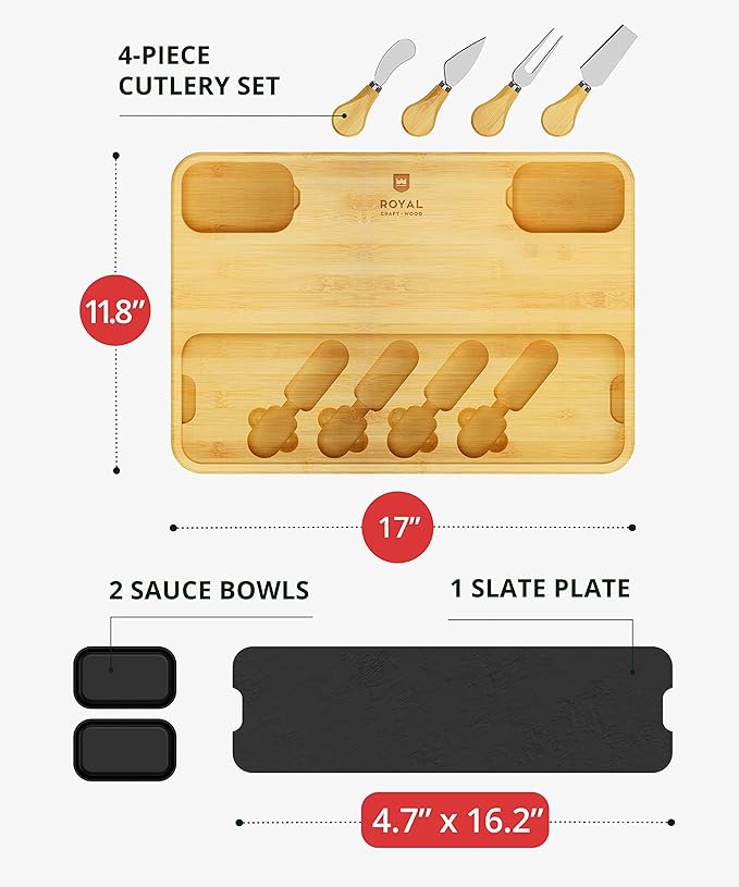 CHEESE BOARD WITH SLATE PLATE