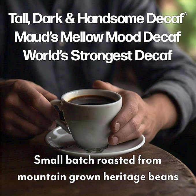 Maud's Decaf Dark Roast and Decaf Medium Roast Coffee Pods Bundle, 54 ct, Decaffeinated Coffee in Recyclable Single Serve Pods – 100% Arabica Coffee, Compatible with Keurig K Cups Maker