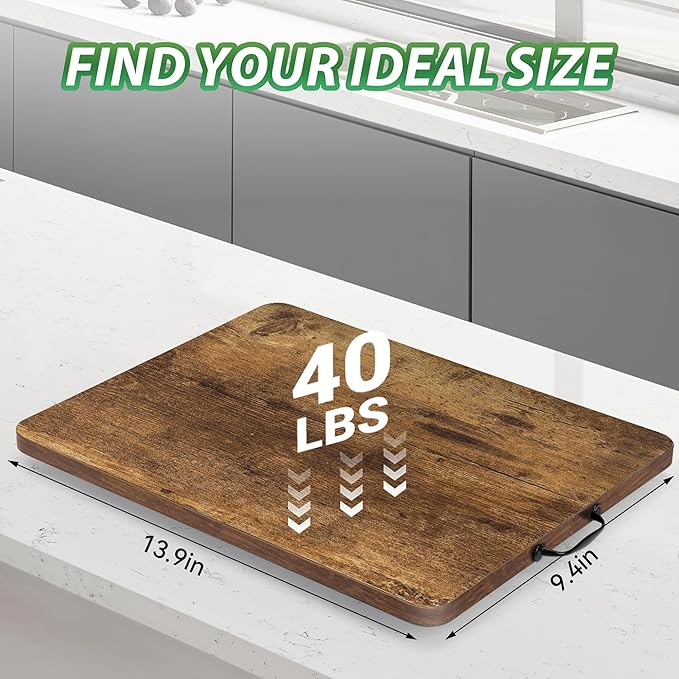 Appliance Slider, Sliding Tray for Coffee Maker, Coffee Pot Slider for Countertop, 360° Rolling Tray Appliance Slider for Kitchen Appliances- Rustic Brown (9.5” X 14”)