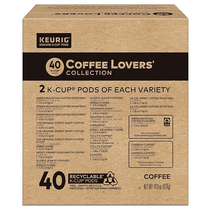 Keurig® Coffee Lover's Collection Variety Pack, Keurig Single Serve K-Cup Pods, 40ct