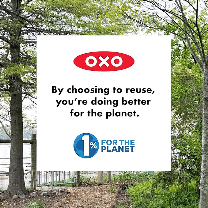 OXO Good Grips Silicone Reusable Bag – Half Gallon Bag (64 oz) - Oat