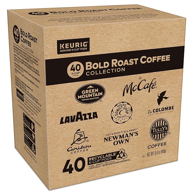 Keurig® Bold Roast Coffee Collection Variety Pack, Keurig Single Serve K-Cup Pods, 40ct