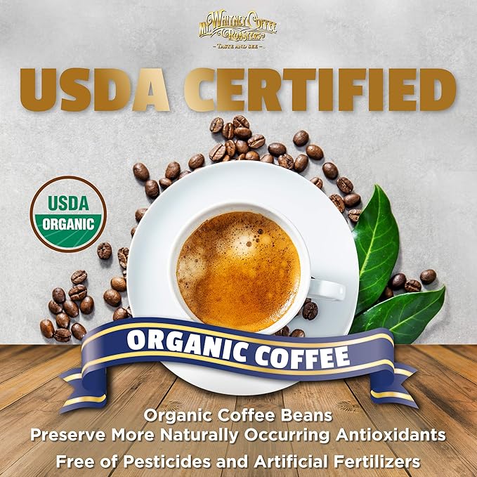 Mt. Whitney Organic Shade Grown, Low Acid Coffee from Peru (Ground, 2 Lb)